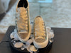 Custom Bling Bridal Converse – Rhinestone & Pearl Wedding Shoes | Personalized with Name & Date
